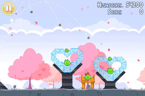 Вышла Angry Birds Valentine Edition